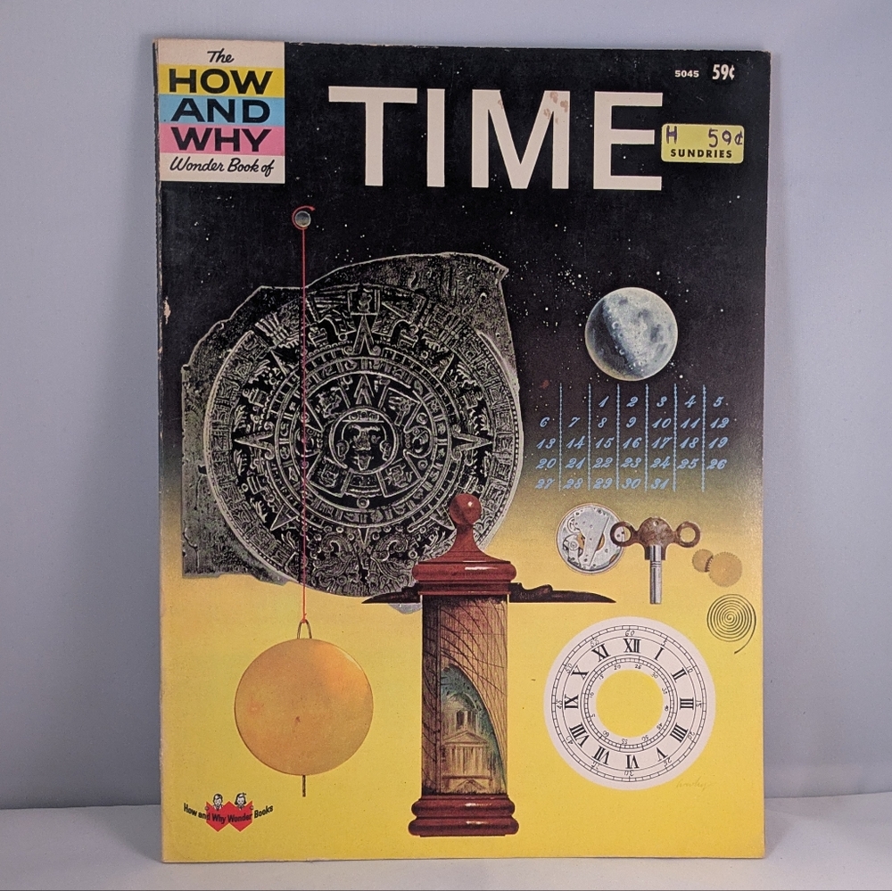 Vintage The How And Why Wonder Book of Time